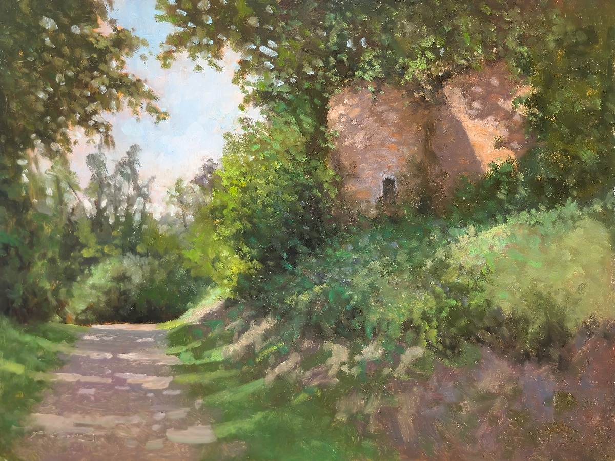 Peinture : Impasse du Château Châtillon-sur-Chalaronne