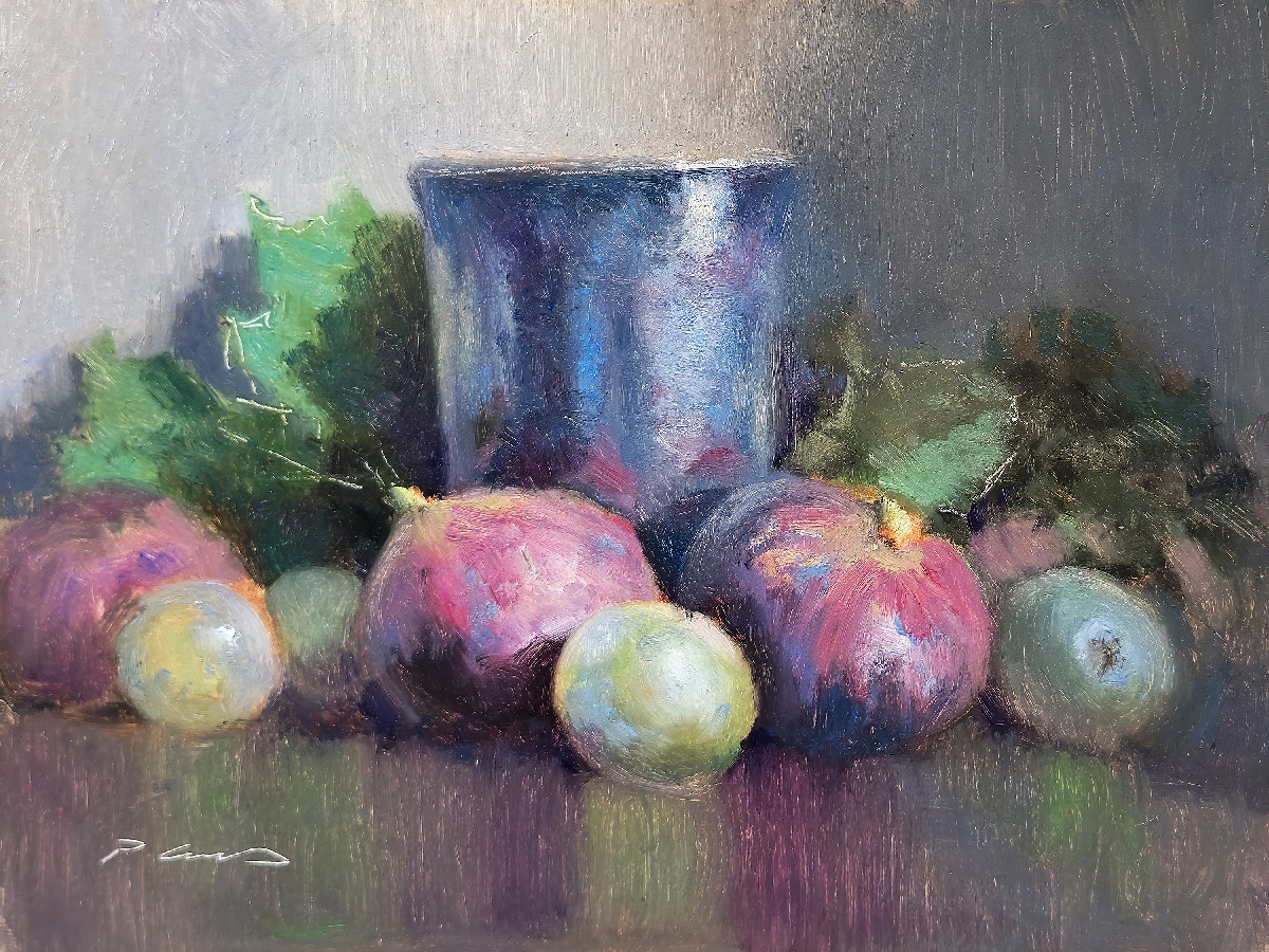 Peinture : Figues et Raisins 