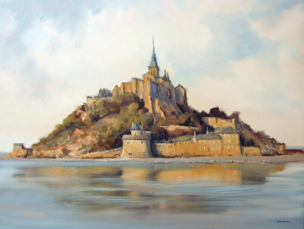 Peinture : Mont Saint Michel