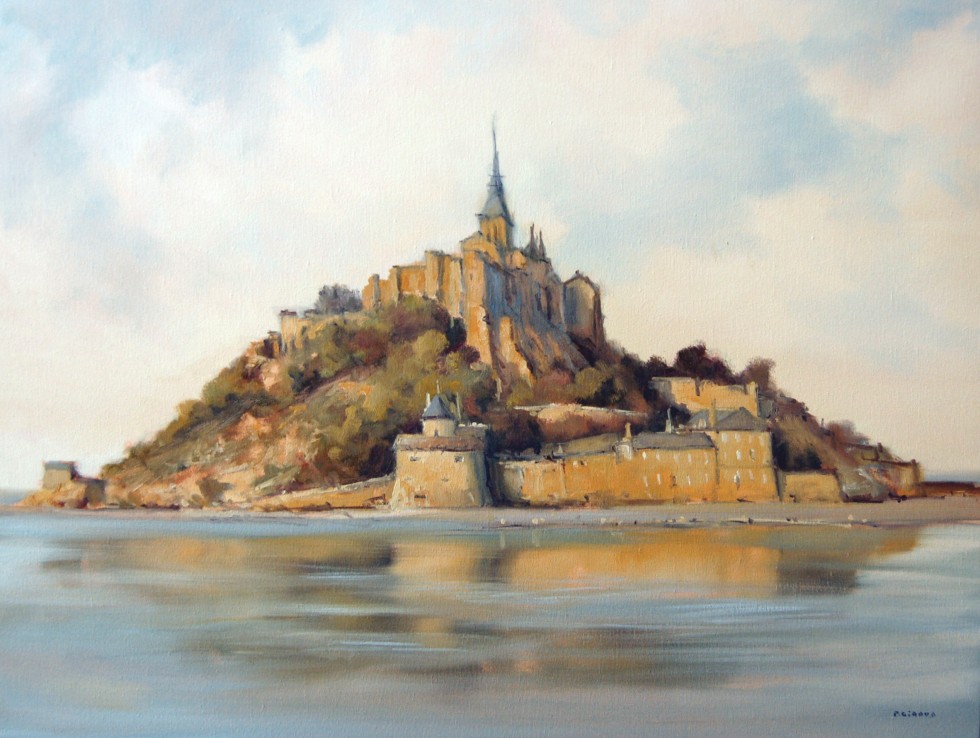 Peinture : Mont Saint Michel 