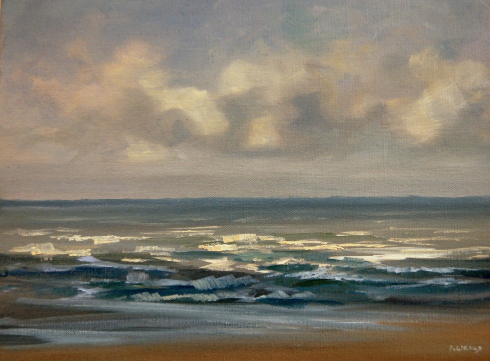 Peinture : La Plage (Soir)