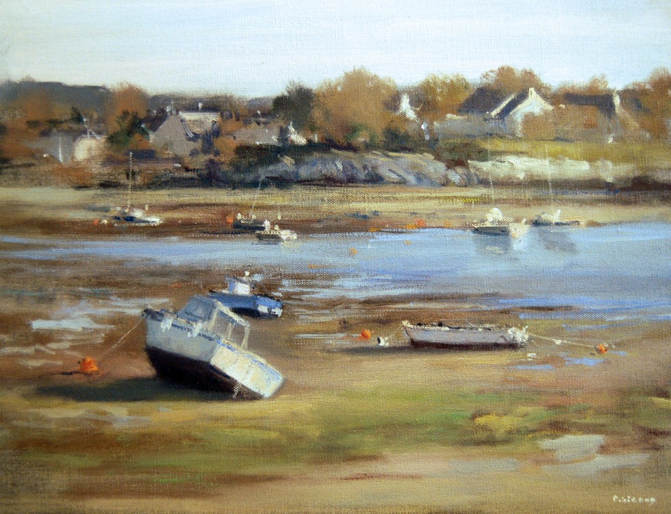 Peinture : Marée Basse (Bretagne)
