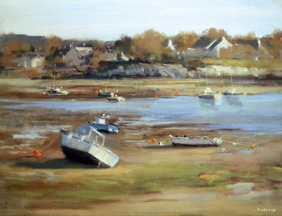 Peinture : Marée Basse (Bretagne) 