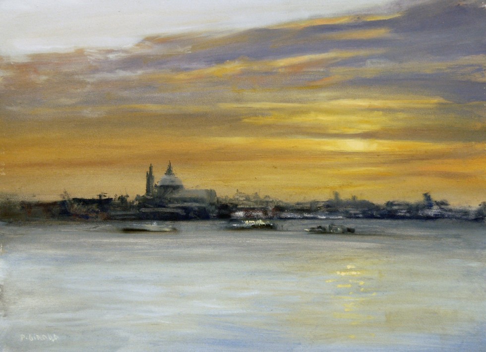 Peinture : Venise Soleil Couchant 