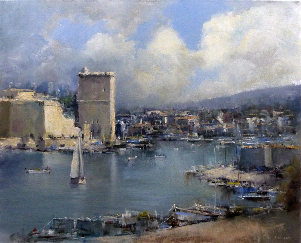 Peinture : Fort Saint Jean Marseille 