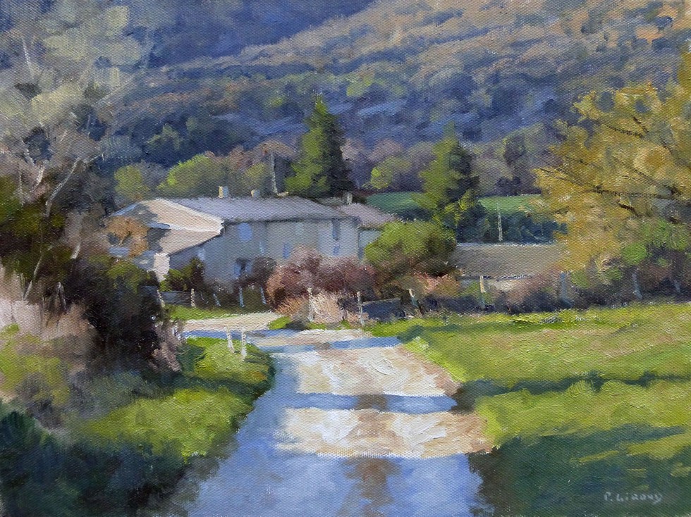 Peinture : Châteauneuf Val St Donat 