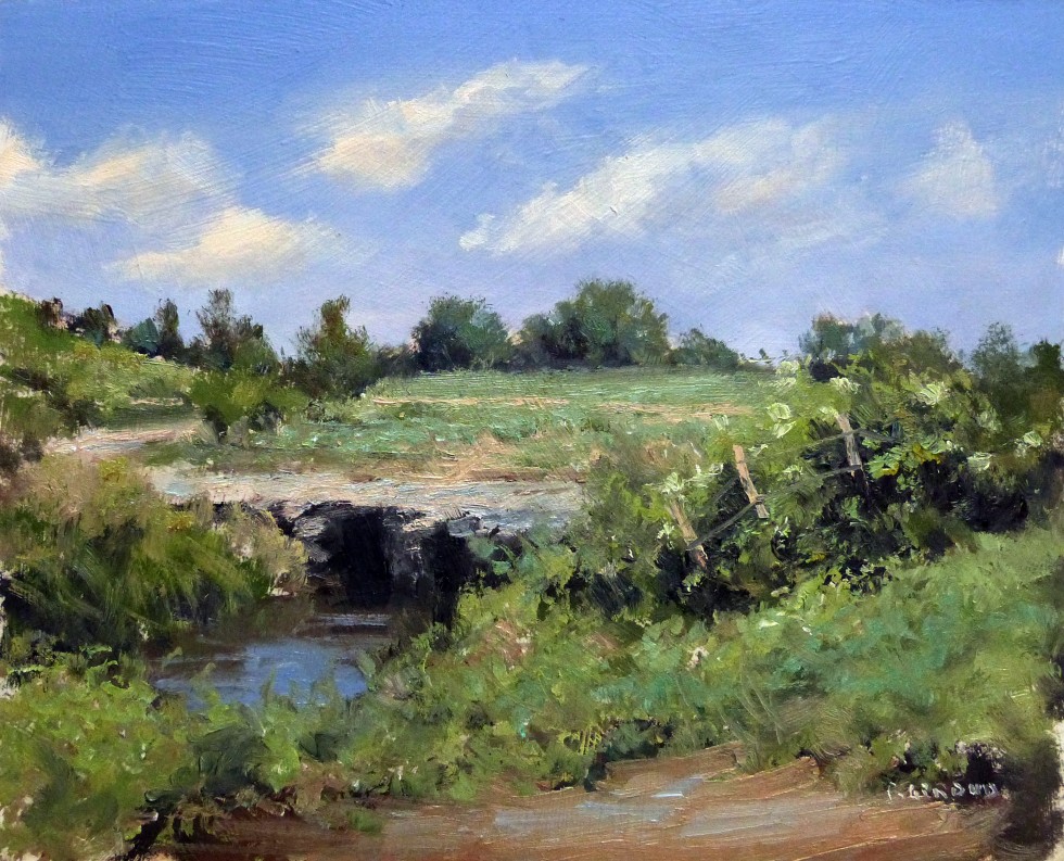Peinture : "Biaou" (Petit Ruisseau) 