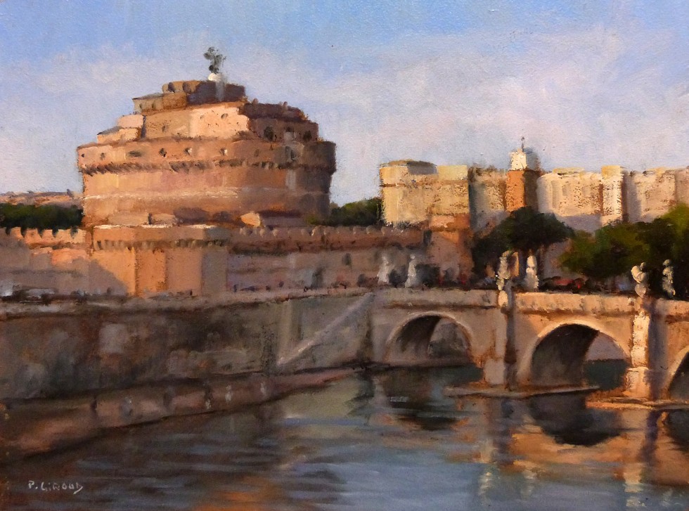 Peinture : Château St Ange Rome 