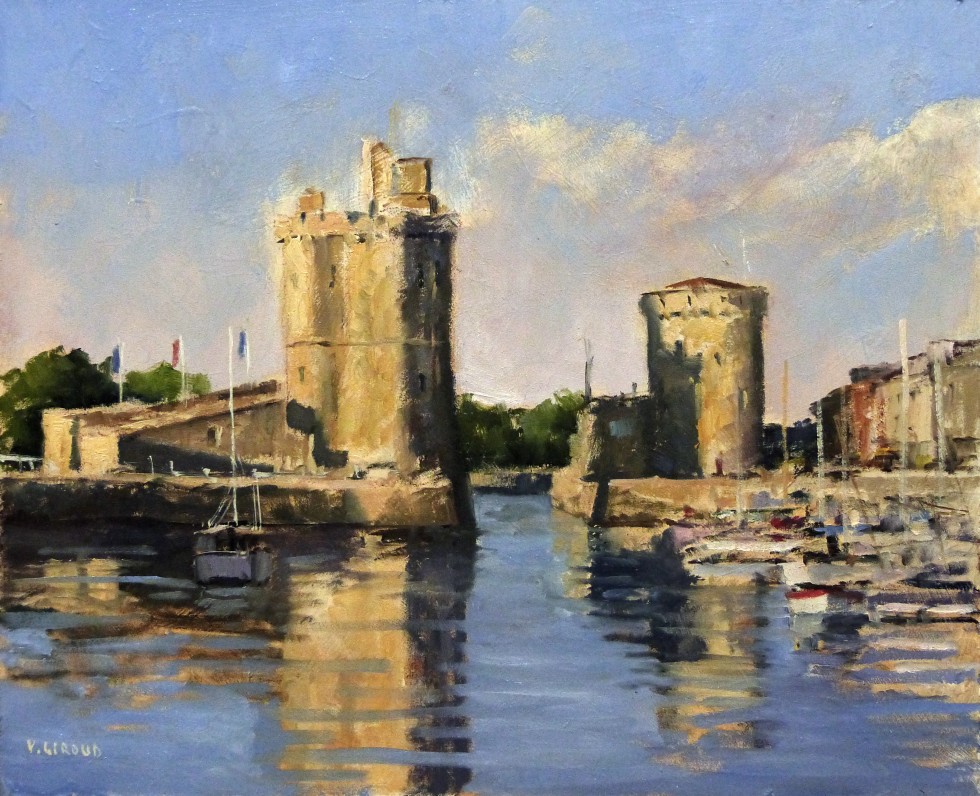 Peinture : Port de la Rochelle 